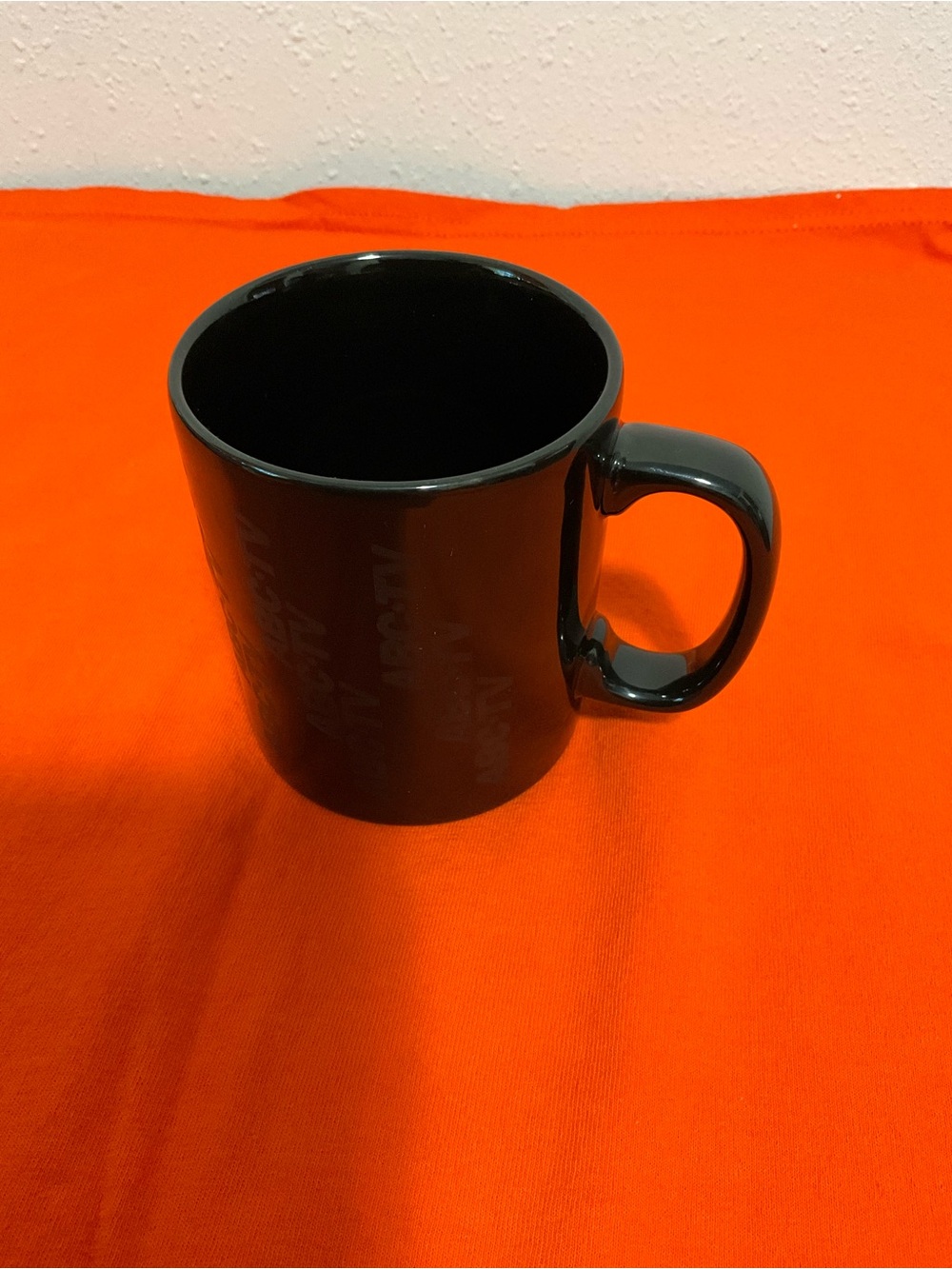 Vintage 1984 ABC-TV We're With You Promo Mug Staffordshire England Black - Picture 2 of 6
